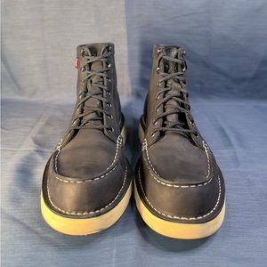 Danner Bull Run MocToe Black Work Boots